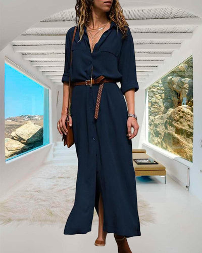 Aluka | Sophisticated Shirt Dress