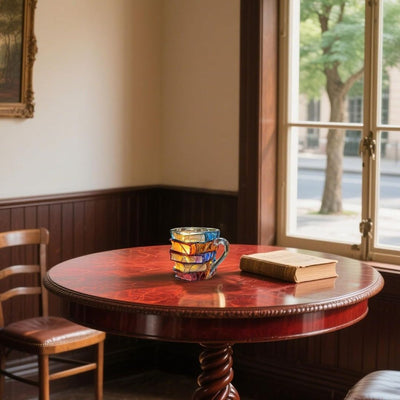 3D Reading Happiness Mug Handmade – Original